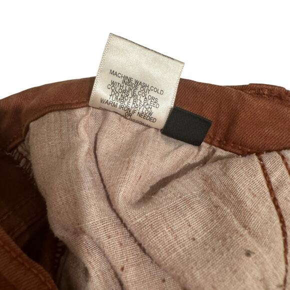 Flying Monkey Women's Orange Rust Low Rise Stretch Jeans Size 29 - Picture 10 of 10